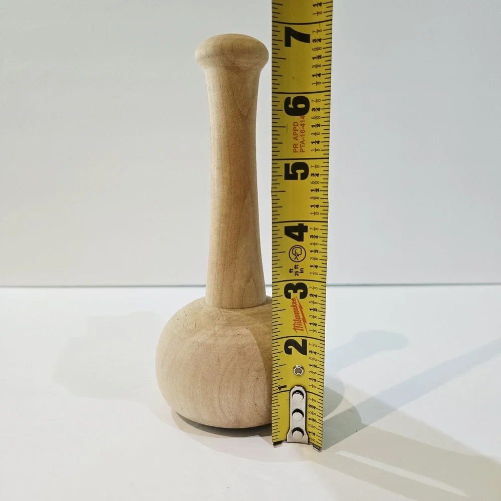 Wooden Potato Masher Pestle Country Rustic Farmhouse Utensil 7